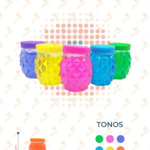 SLIME BOTE PIÑA PAQ 24 PIEZAS C2220B L23