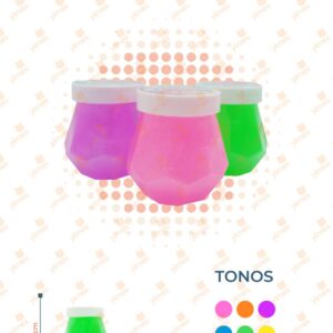 SLIME BOTE DIAMANTE PAQ 6 PIEZAS C2472 L27