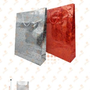 BOLSA DE REGALO METÁLICA COLORES SURTIDOS PAQ 12 PIEZAS D2341 M24