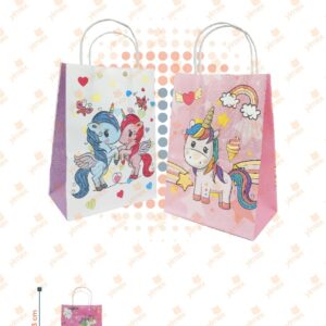 BOLSA DE REGALO DECORADA PAQ 12 PIEZAS M687-2H-8 M29