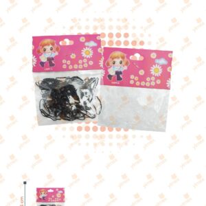 LIGAS PARA CABELLO COLORES SURTIDOS PAQ 12 PIEZAS Q-52 J18