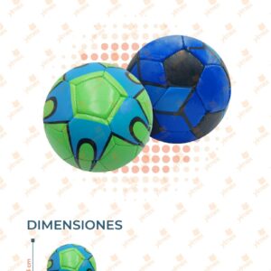 BALÓN DE FÚTBOL POR PIEZA 5-3 N16