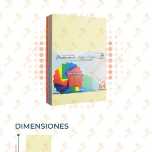 HOJAS DE COLORES VARIADOS TAMAÑO A4 TZ-A4-70C C2