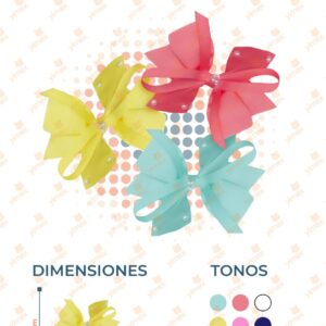 BROCHE MOÑO CON PERLAS PAQ 12 PIEZAS XX-AN12 J27