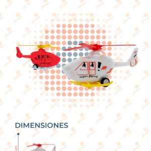 JUGUETE HELICÓPTERO POR PIEZA YO-437 P44
