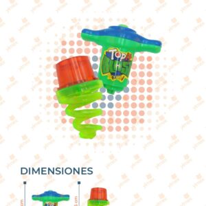 JUGUETE TROMPO CON LUZ PAQ 50 PIEZAS YO-454 Q15