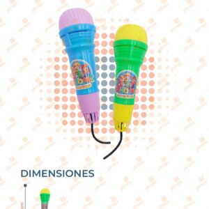JUGUETE MICRÓFONO POR PIEZA YO-464 P12