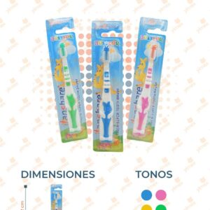 CEPILLO DENTAL INFANTIL PAQ 12 PIEZAS YS-XH7 G2