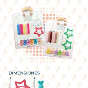 SET BROCHES LIGAS  Y PINZITAS PAQ 12 PIEZAS RS24W-9 J23