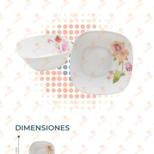 PLATO DE MELAMINA POR PIEZA A0014-5 O46