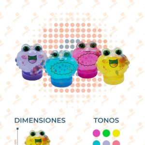 JUGUETE SLIME RANITA PAQ 24 PIEZAS C2453A L14