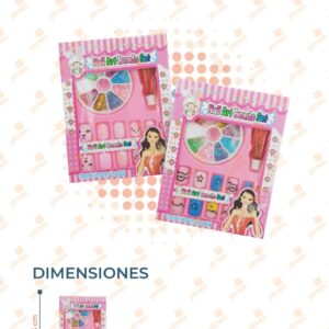 UÑAS CON DECORACIÓN PAQ 12 PIEZAS G1560 Q29
