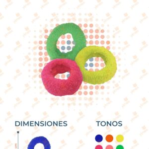 LIGA DONITA COLORES SURTIDOS PAQ 30 PIEZAS YONG-304 J13