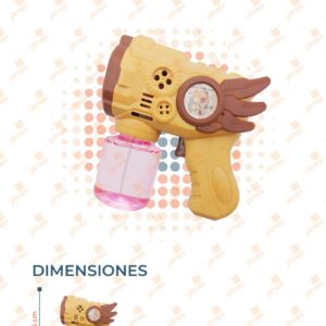 JUGUETE LANZA BURBUJAS POR PIEZA 128-07 L8