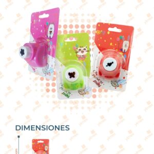 PERFORADORA DE PAPEL FIGURITAS PAQ CON 24 PIEZAS 6049 A27