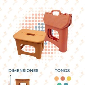 BANCO PLEGABLE POR PIEZA 6102 F18