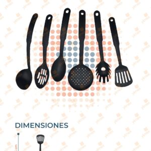SET UTENSILIOS DE COCINA CON 6 PIEZAS A4216 O36