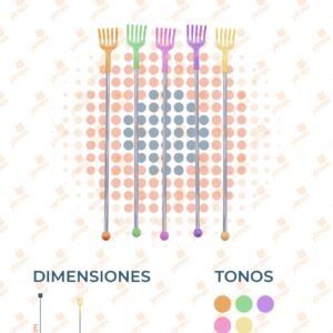 MANITA RASCADORA PAQ CON 12 PIEZAS BQR-500 F21