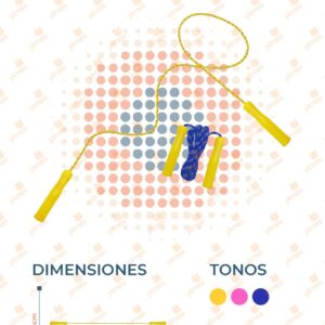 JUGUETE CUERDA PARA SALTAR POR PIEZA C1505 Q32