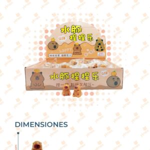JUGUETE SQUISH CAPIBARA CON 50 PIEZAS FX-KP77 L14