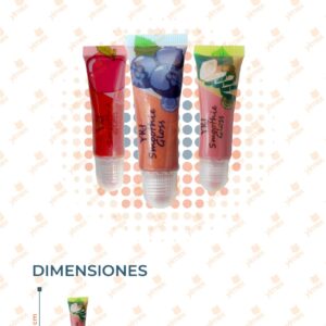 LABIAL GLOSS FRUTAS PAQ CON 24 PIEZAS G622H-11B O3