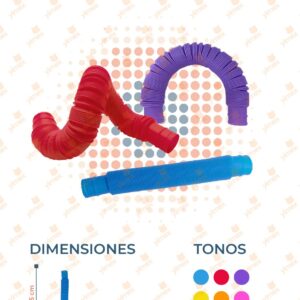 JUGUETE TUBO POP PAQ 12 PIEZAS GZ-29 Q38