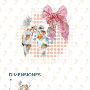 MOÑO CAPIBARA PARA CABELLO PAQ CON 12 PIEZAS HLP-1798 J23