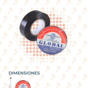 CINTA AISLANTE NEGRA PAQ CON 10 PIEZAS JD-500 G9