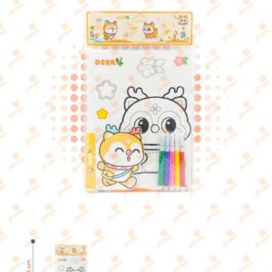 DIBUJOS CON PLUMINES PAQ CON 12 PIEZAS KL-9901 D17