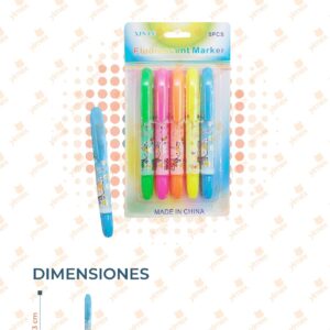 MARCATEXTOS PAQ CON 5 PIEZAS M4-3H-17 D15