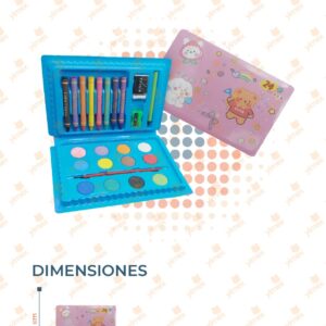 SET CRAYOLAS CON ACUARELAS M4-3H-50 B17