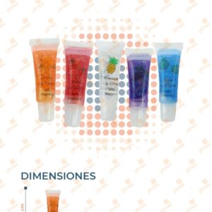 LABIAL GLOSS FRUTAS PAQ 12 PIEZAS M67-2H-6 O1