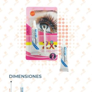 PEGAMENTO PARA PESTAÑAS PAQ CON 12 PIEZAS R252H-63 J9