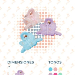 PINZAS PARA CABELLO PAQ CON 12 PIEZAS RF-E3178 O3