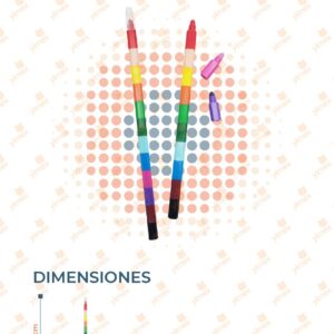 CRAYOLA PUNTILLAS PAQ CON 6 PIEZAS WJ-1225 B18