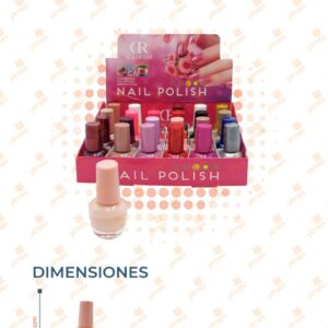 ESMALTE COLORES PARA UÑAS PAQ 24 PIEZAS XY126-59 J11