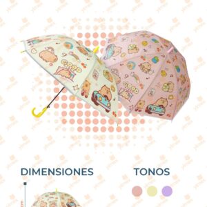 PARAGUAS CAPIBARA POR PIEZA XY128-23 E6