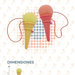 JUGUETE CONO DE NIEVE LANZADOR PAQ CON 24 PIEZAS YO-047 Q32