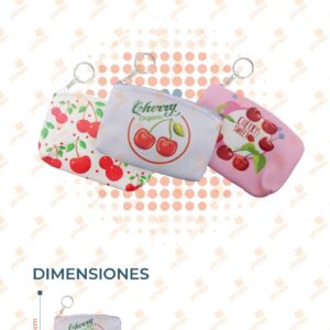 MONEDERO CEREZA PAQ 12 PIEZAS F254V-34 G5