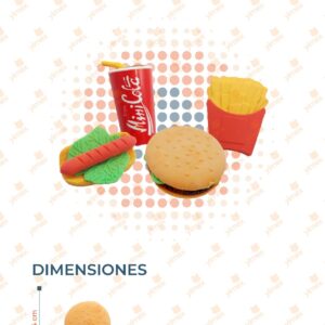 BORRADORES DE COMIDA SURTIDOS PAQ 48 PIEZAS HU-XX2313 B8