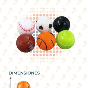 JUGUETE SPINNER PELOTA DEPORTES PAQ CON 30 PIEZAS HY-348 Q48