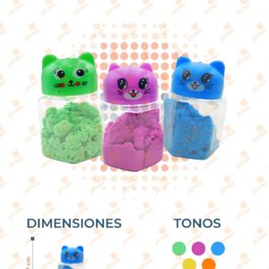 ARENA MÁGICA GATITO PAQ 24 PIEZAS JT-567 L15