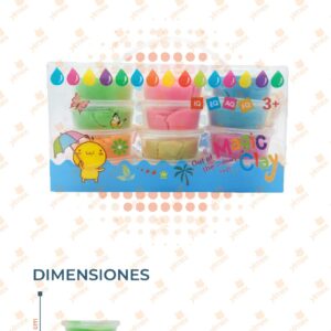 ARENA MÁGICA EN MALETÍN PAQ CON 12 PIEZAS M-44 L18