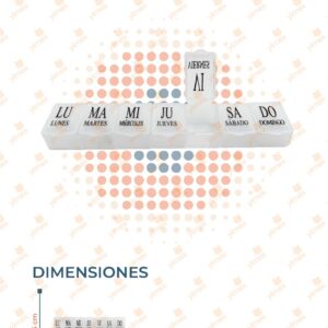 PASTILLERO PAQ CON 12 PIEZAS M102-6H-1 E14