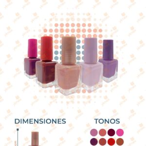 ESMALTE PARA UÑAS COLORES SURTIDOS PAQ 12 PIEZAS M177-1H-9 J17
