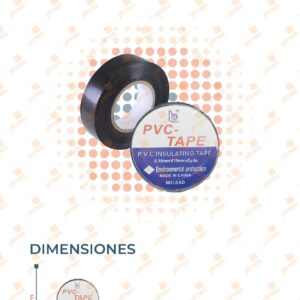 CINTA AISLANTE PAQ CON 10 PIEZAS M5-7H-3 H2