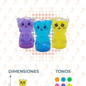 SLIME GATITO PAQ 24 PIEZAS M86-9E-25 L20
