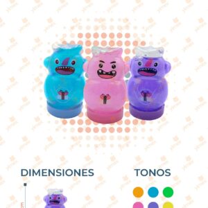 SLIME ANIMALITO PAQ CON 24 PIEZAS M86-9E-9 L17