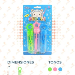 BURBUJA FIGURITAS EN BLISTER PAQ CON 3 PIEZAS PP-3PS L2