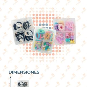 SET LIGAS Y PINCITAS PAQ CON 12 SETS R252H-45 O10